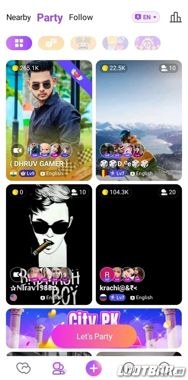 Interfaz de la aplicación Chamet - ¿Qué es la aplicación Chamet?