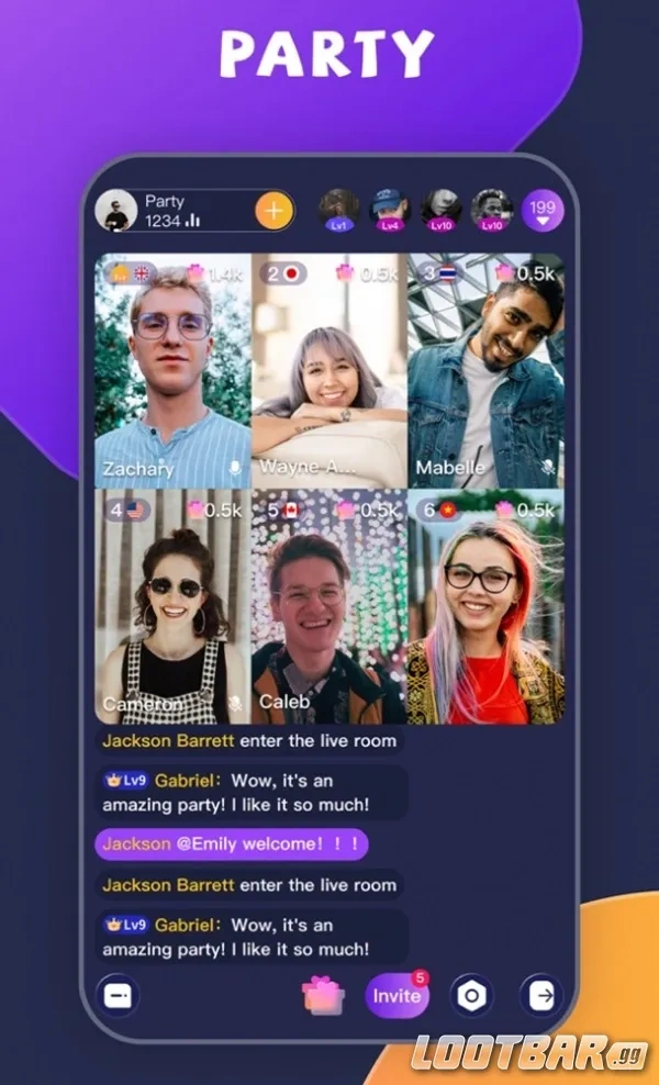 Chamet - Joining a Party Room