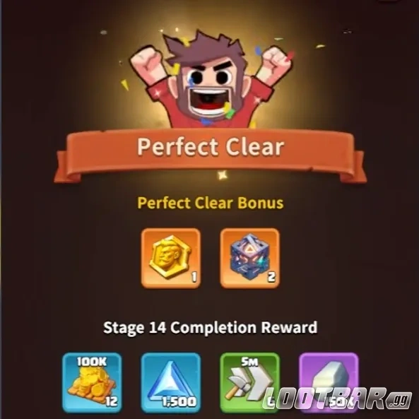 perfect clear rewards in yum corner