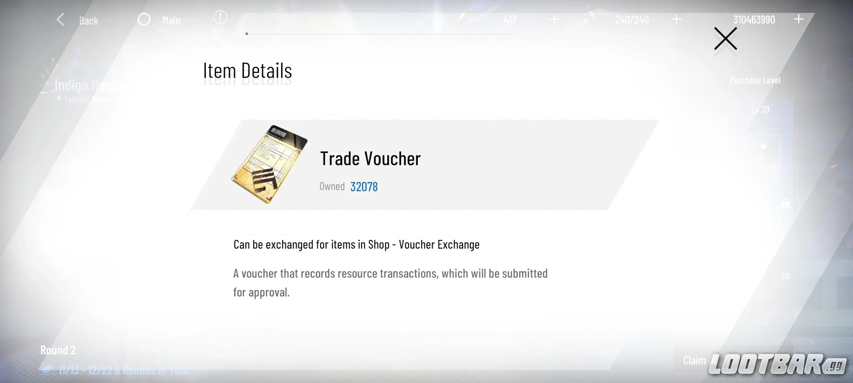 trade voucher description in-game image