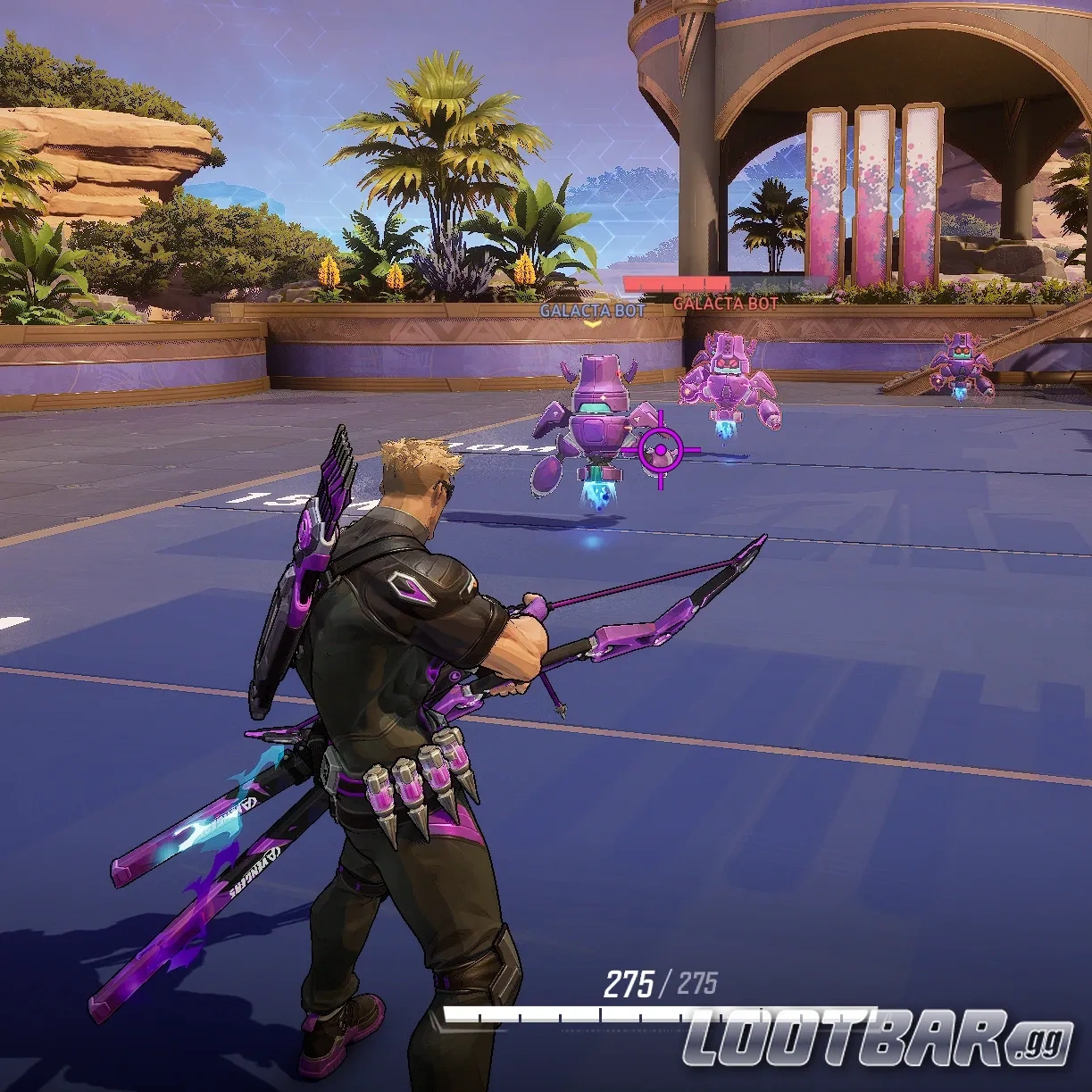 Hawkeye using his ability with cloak and dagger to heal ally