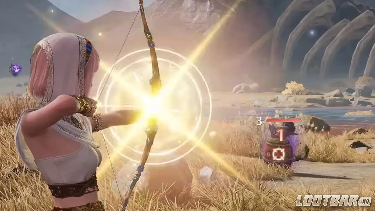 Le tir à l'arc dans Infinity Nikki