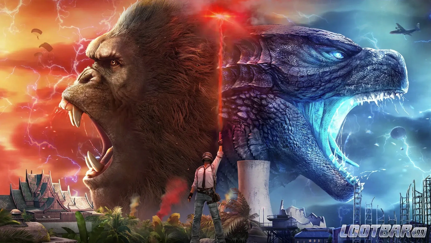 PUBGM Godzilla collaboration