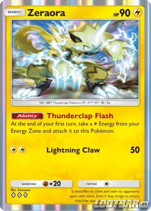 zeraora card