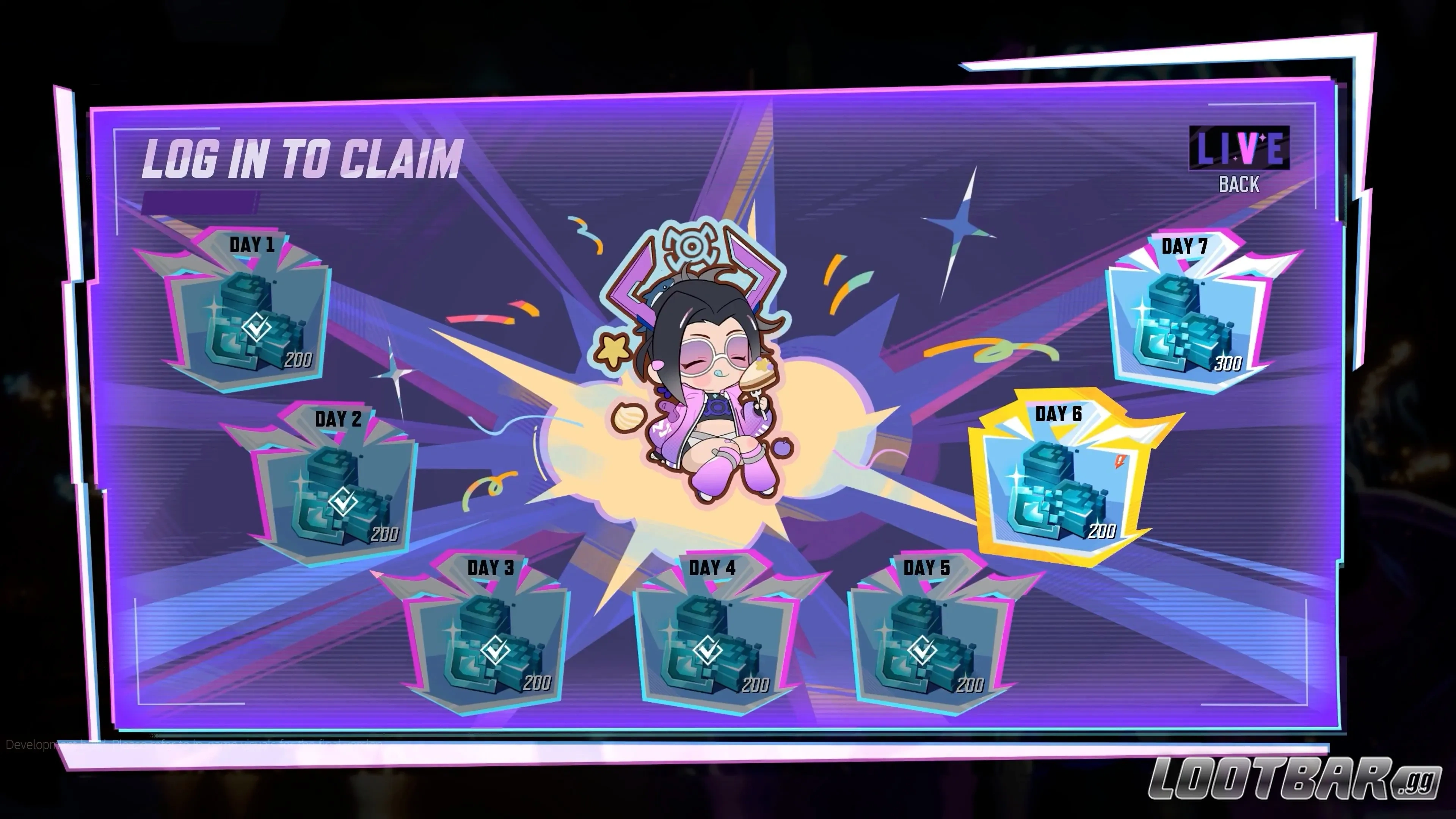 Bono diario de inicio de sesión  aniversario de Marvel