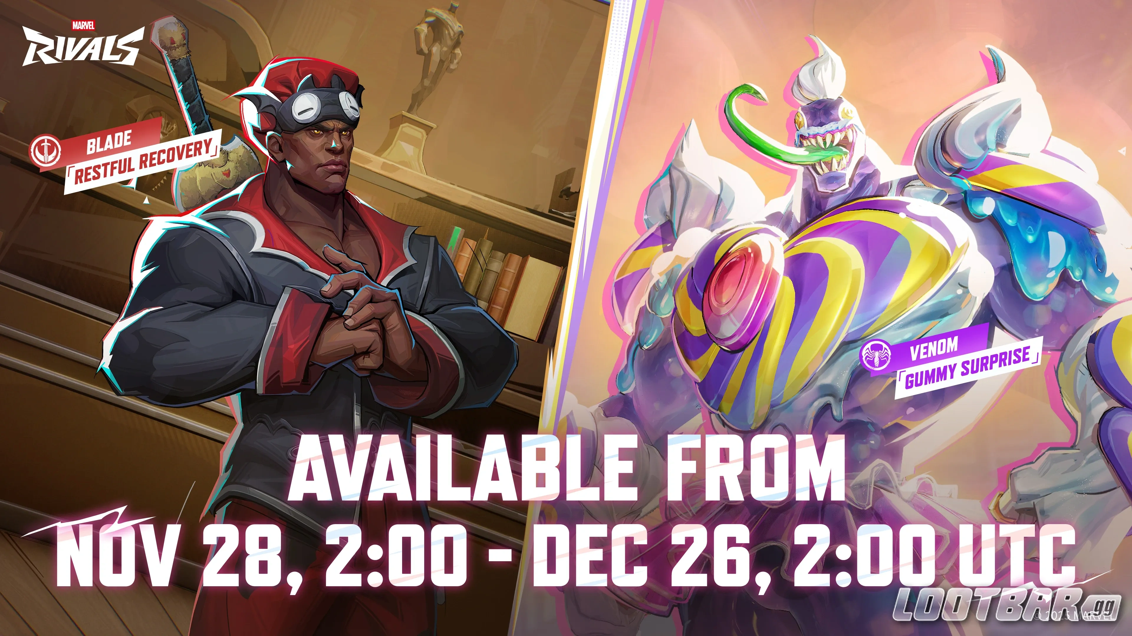 Nuevas skins de Venom y Blade