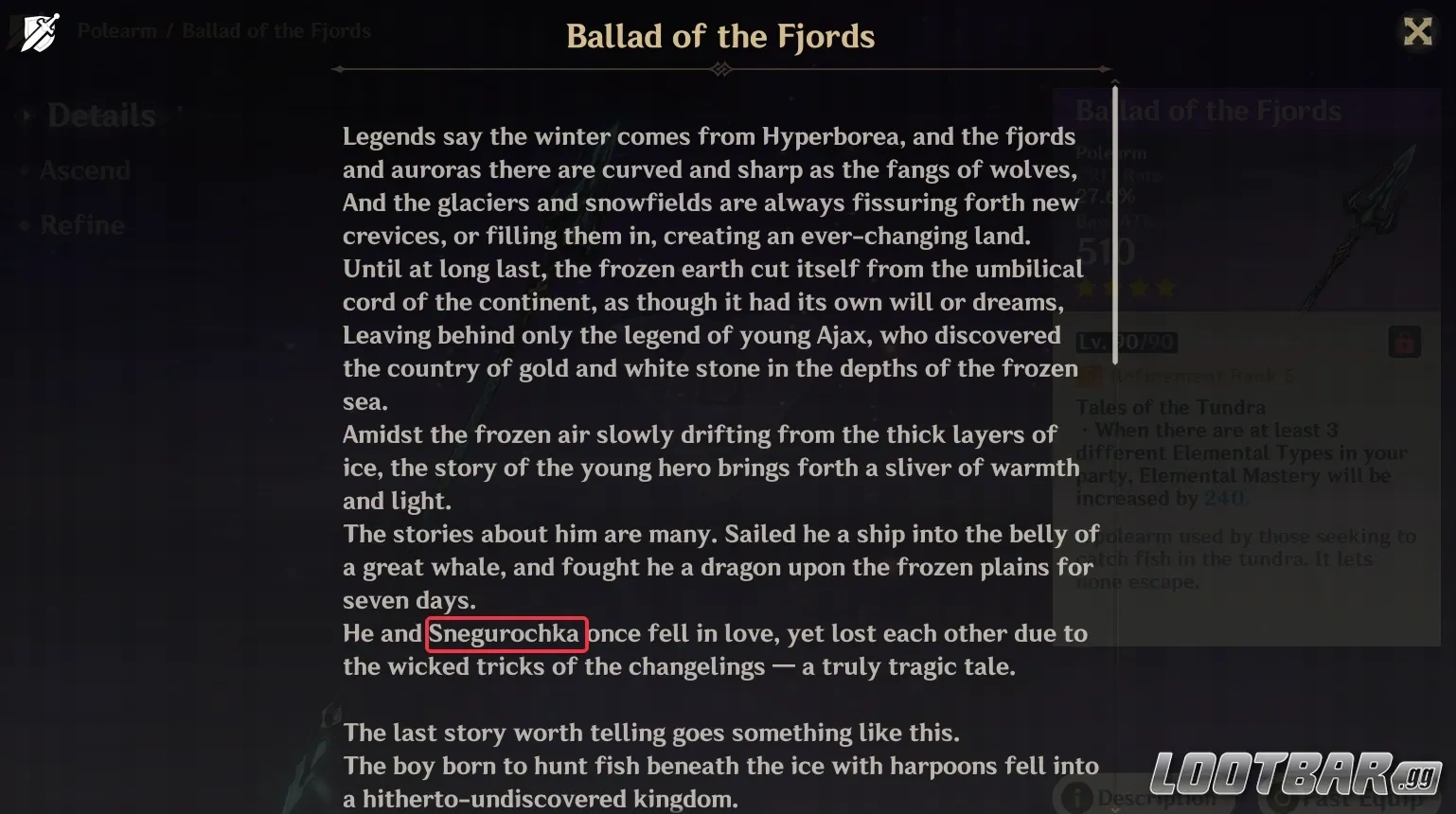 Screenshot of Ballad of the Fjords Description
