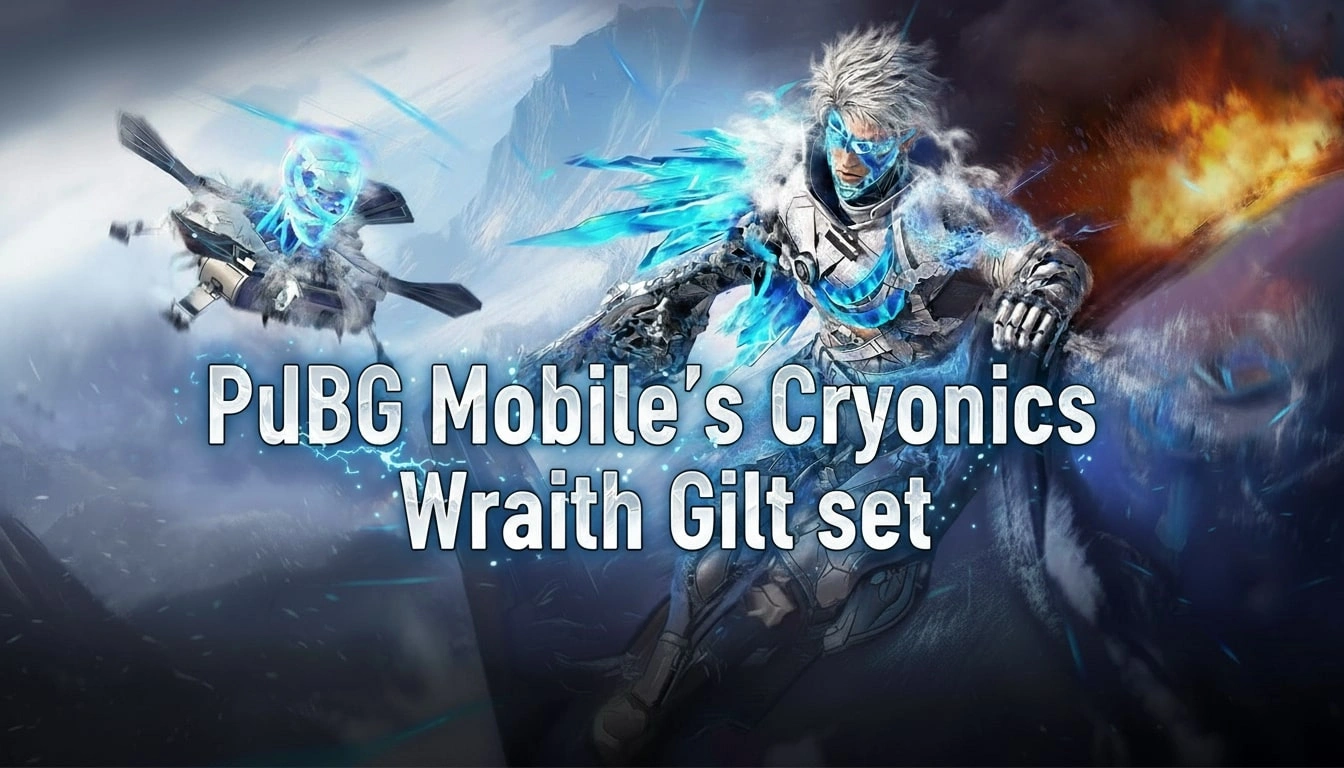 PUBG Mobile November New Gilt Set: Cryionics Wraith