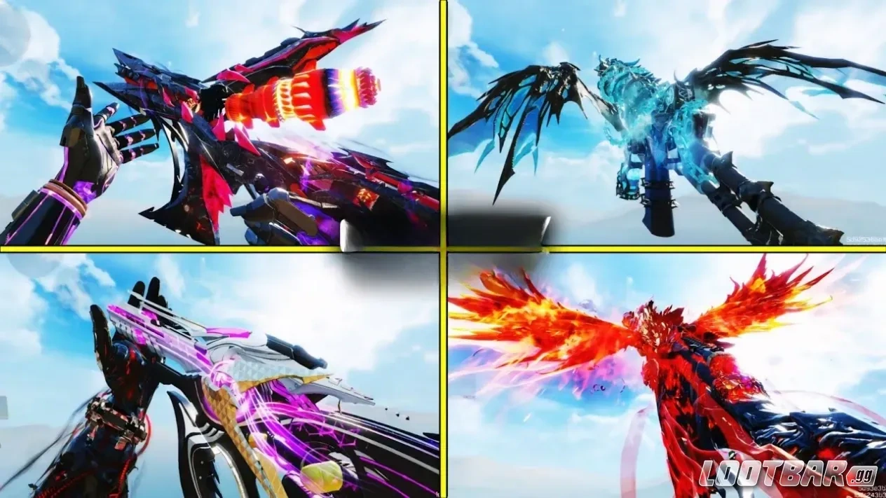 Mythic skins showcase