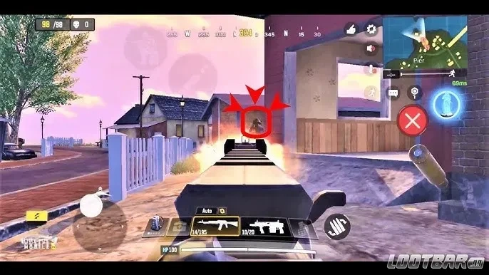 Final circle high ground