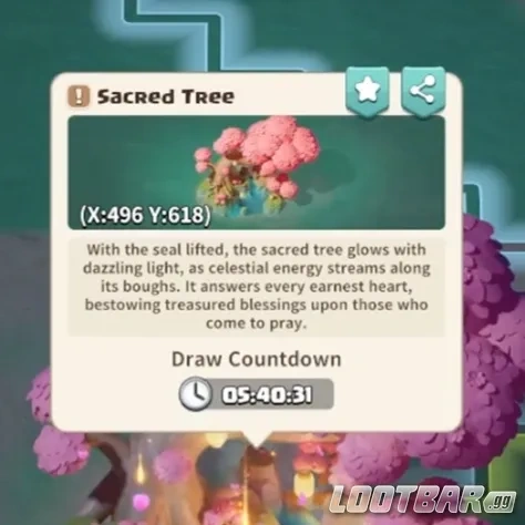 Arbre Sacré dans Dark War Survival