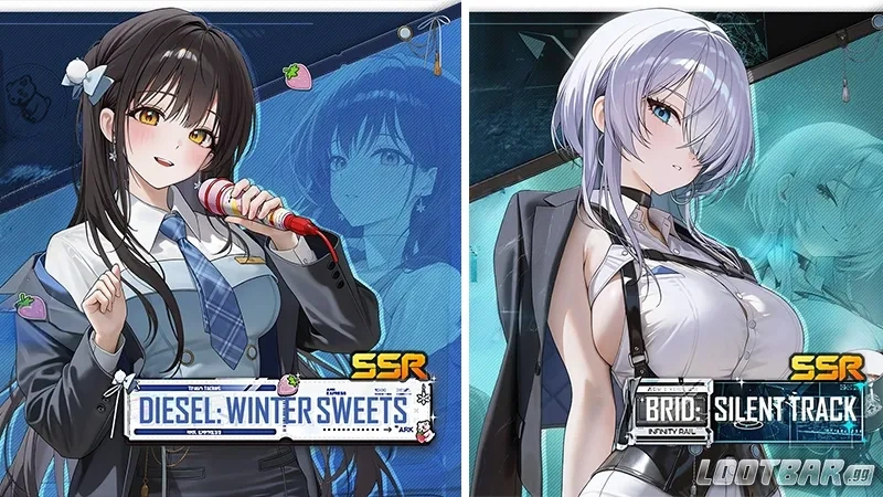 NIKKE Brid and Diesel Outfits