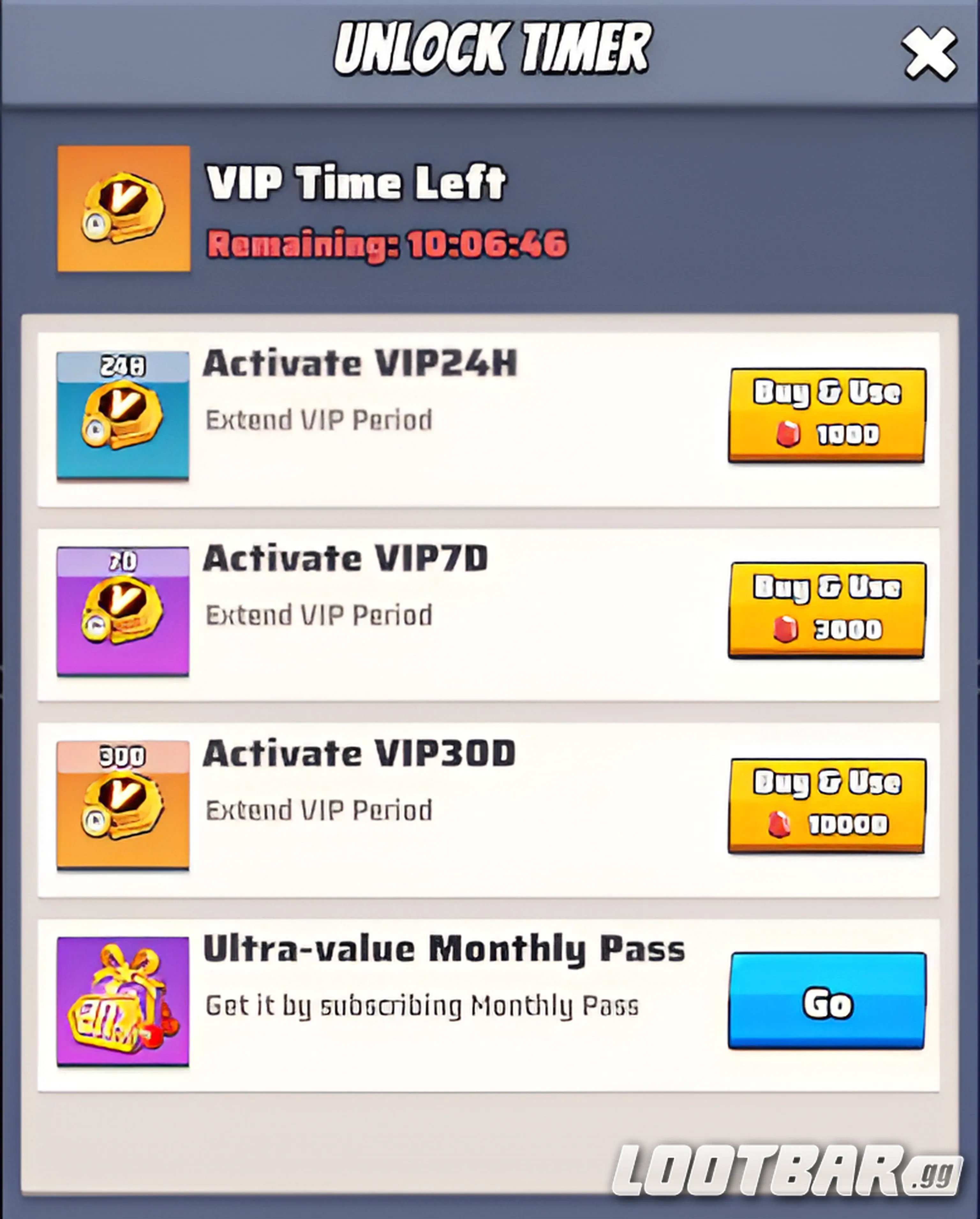 VIP Subscription