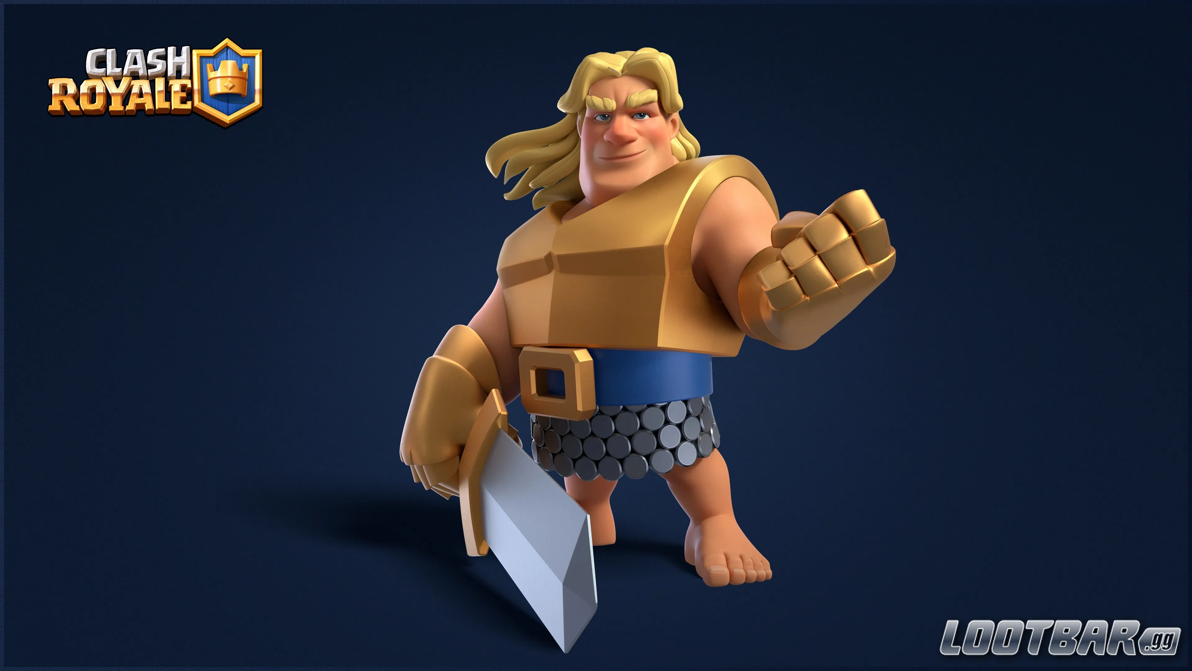 Clash Royale Golden Knight 
