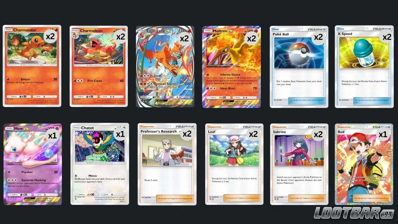 Charizard ex deck