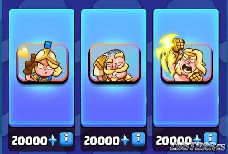 The Crystal market in Clash Royale