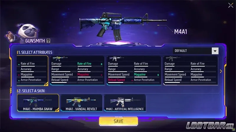 Sneak-peak at the New Gunsmith System Update