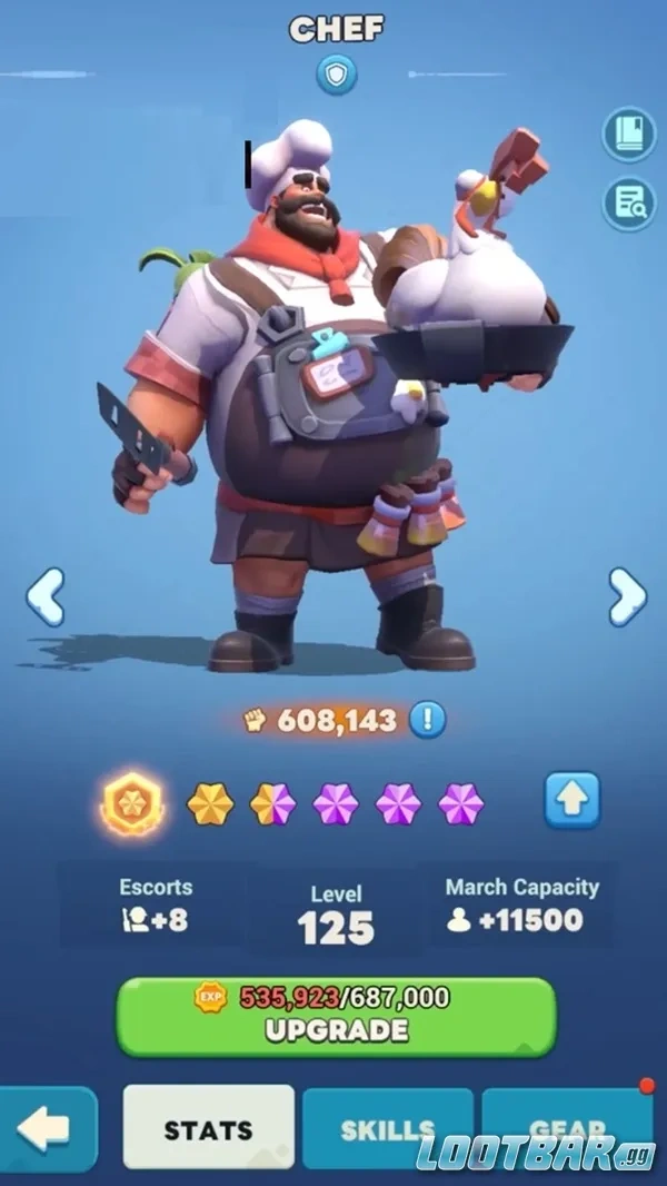 Chef de Survie des Tuiles