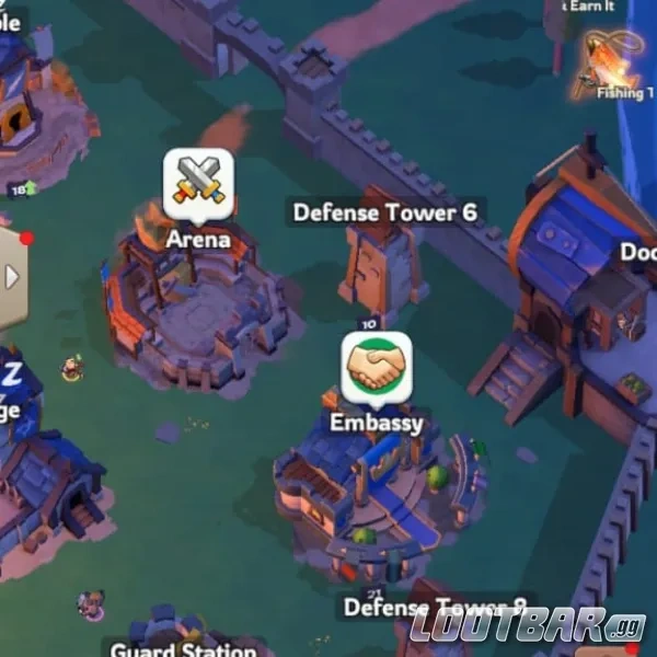 Utiliser l’Infirmerie et l’Ambassade pour la survie et le soutien des alliances