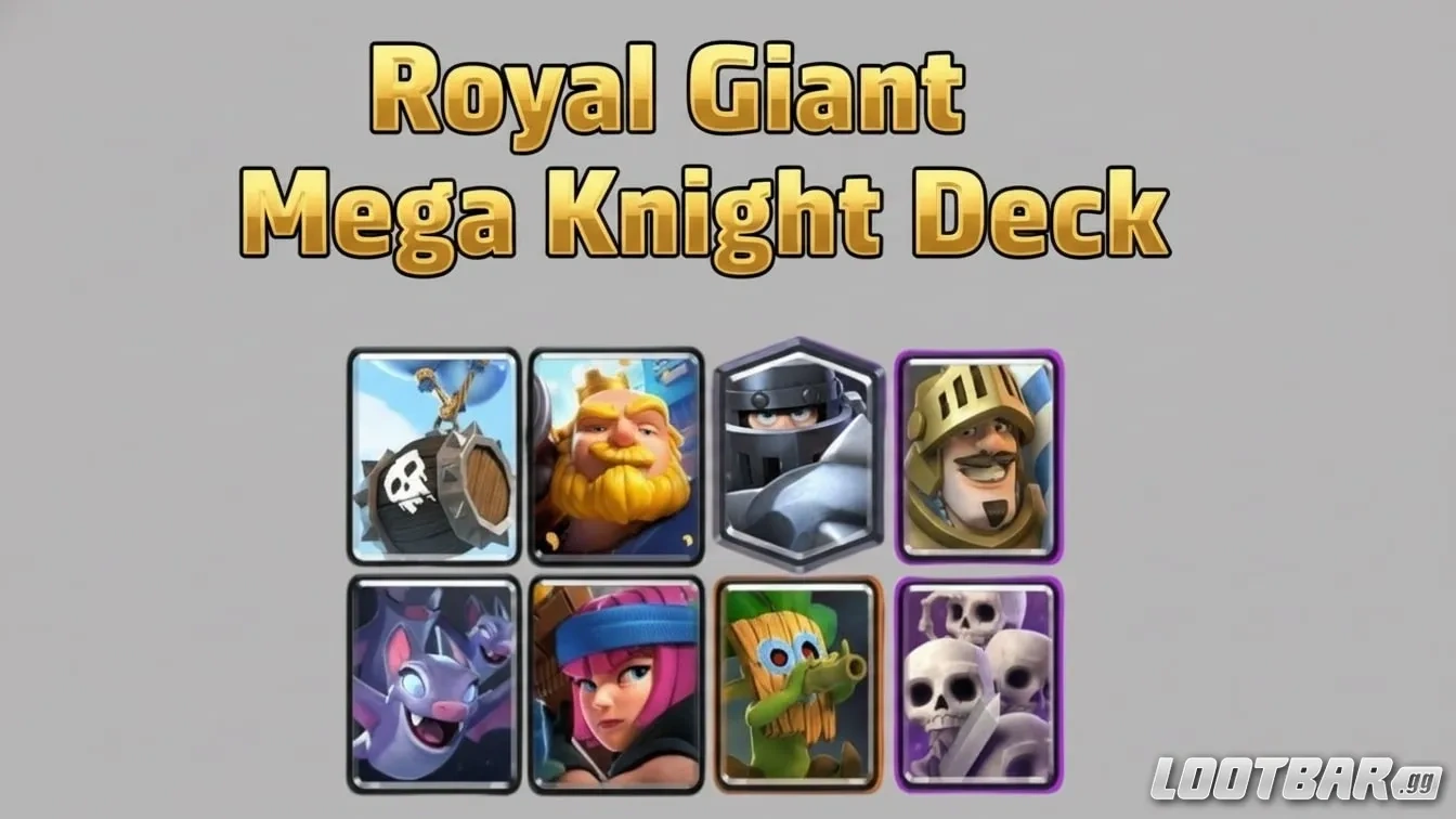 Royal Giant Mega Knight Deck