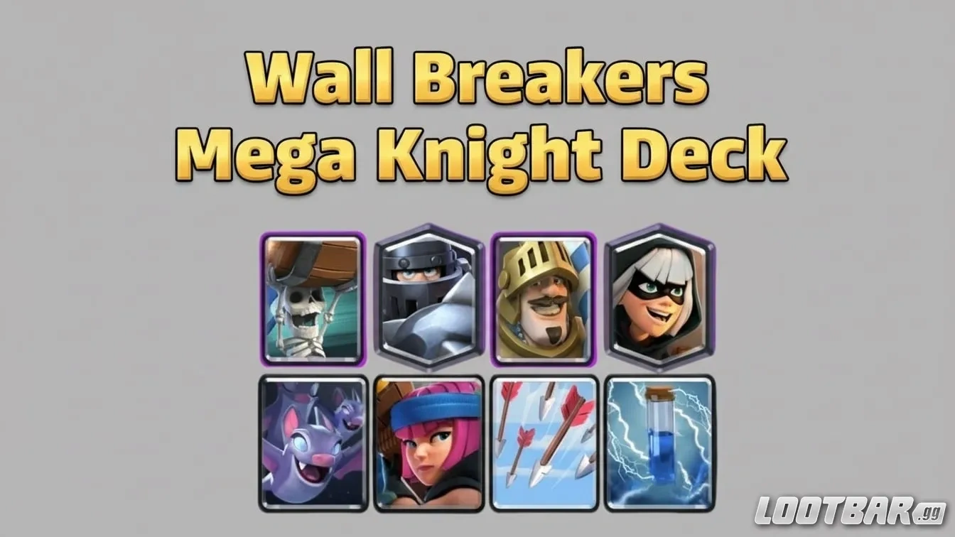 Wall Breakers Mega Knight Deck