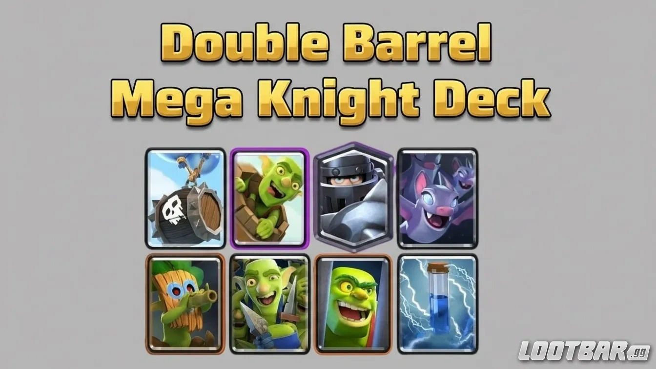Double Barrel Mega Knight Deck