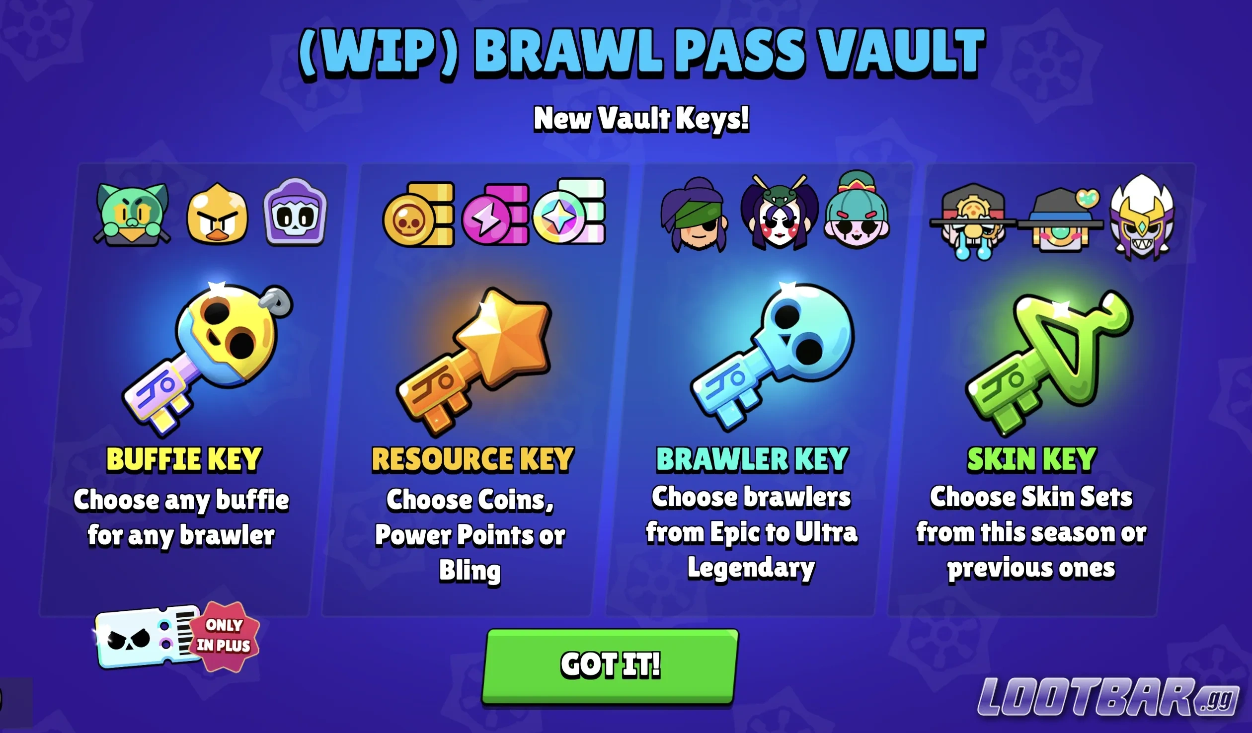 brawl pass key