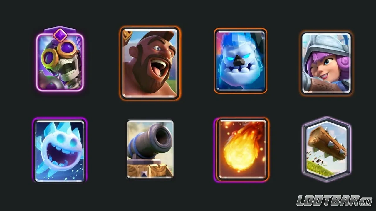 Evo Bomber and Hog Rider cycle deck