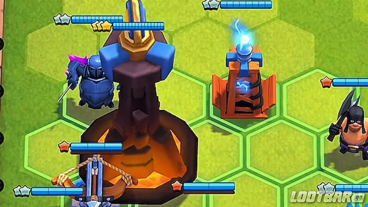 Inferno Tower in Merge Tactics