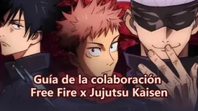 Guía de la colaboración Free Fire x Jujutsu Kaisen: Lanzamiento global, skins, eventos y recompensas gratis
