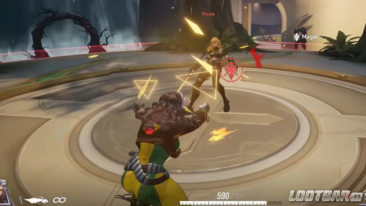 Rogue's basic attack in Marvel Rivals