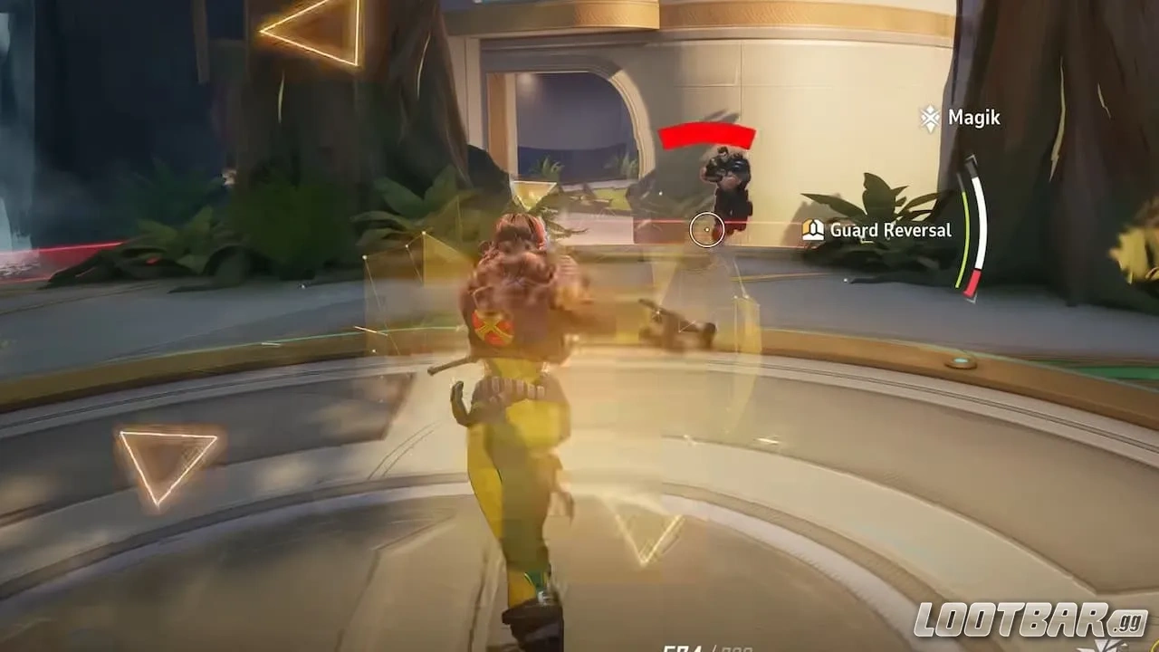 Rogue's Defensive Stance in Marvel Rivals