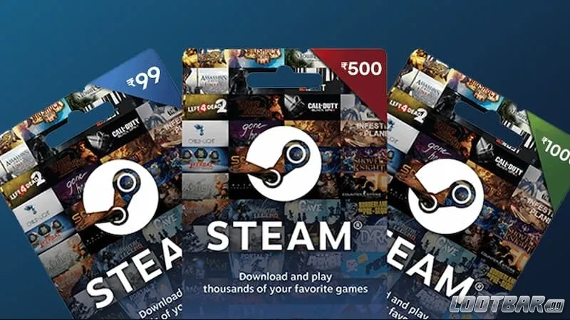 Physical Steam cards