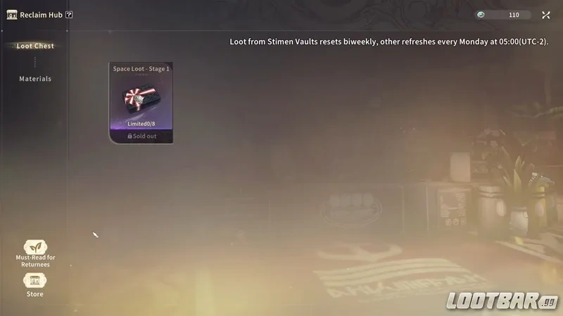 Blue Protocol Star Resonance Reclaim Hub