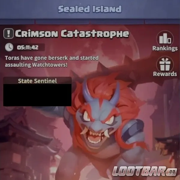 Crimson Catastrophe event in Dark War Survival