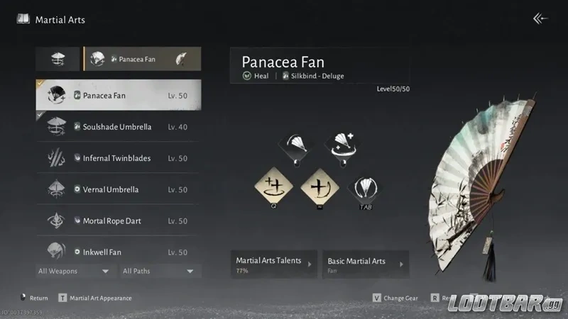 Where Winds Meet Panacea Fan