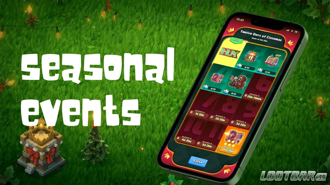 Clash Royale Clashmas event illustration