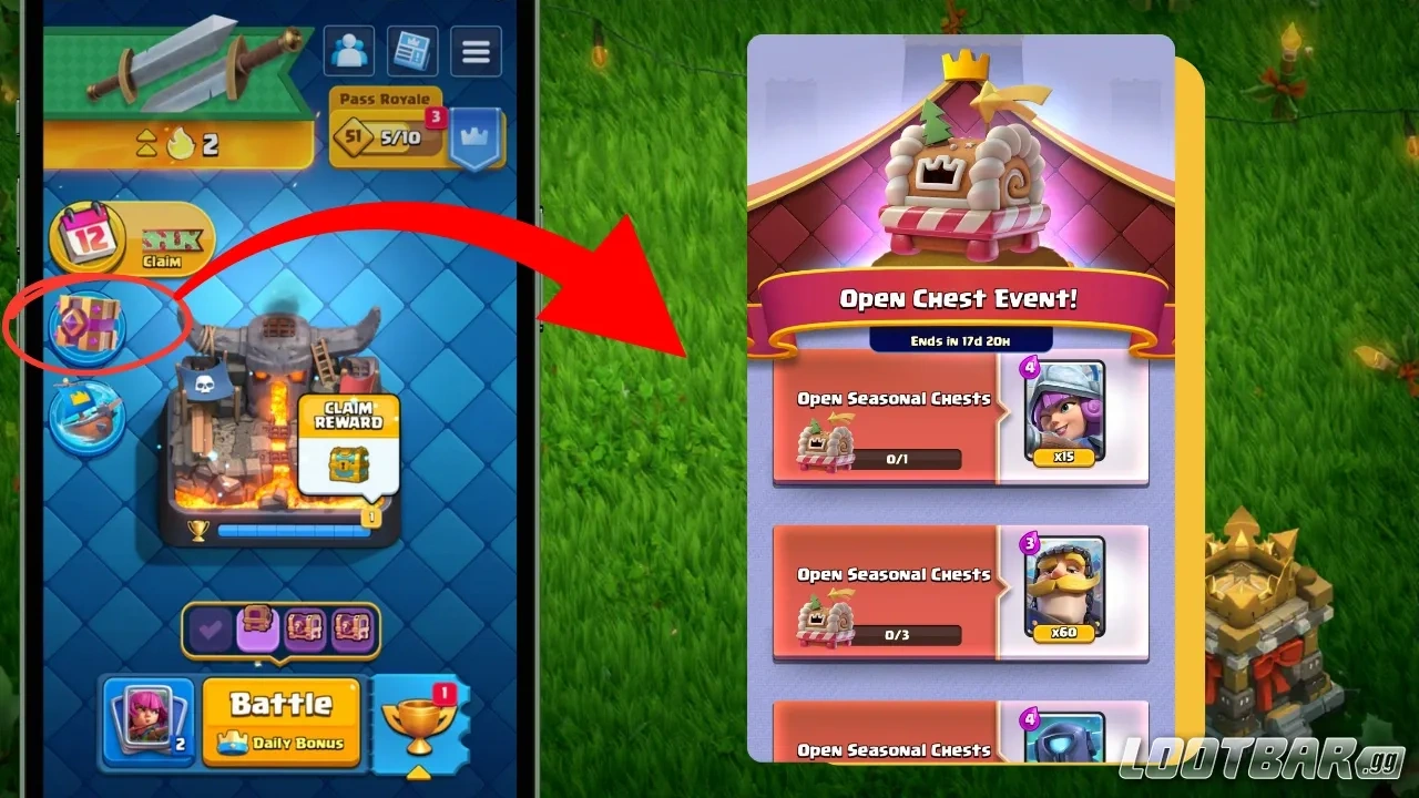 Illustration chest event