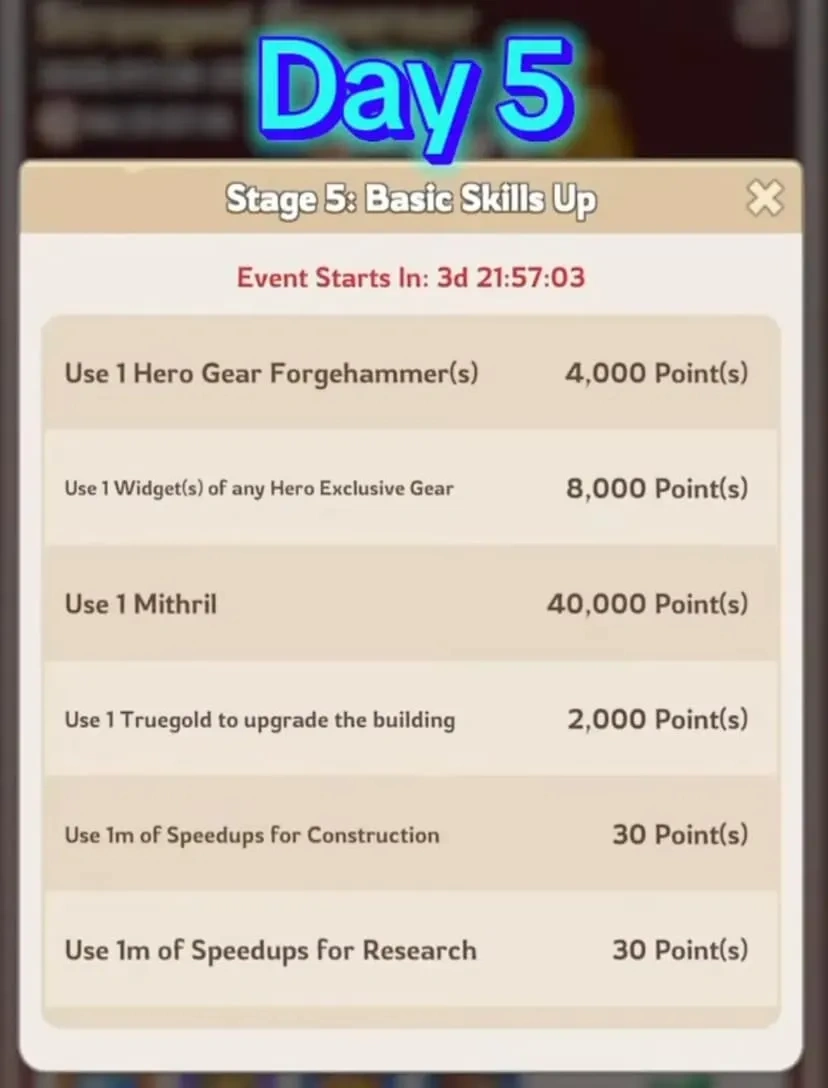 Kingshot Strongest Governor Day 5 Tasks