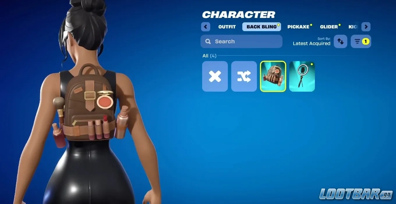 Kim Kardashian Fortnite Back Bling