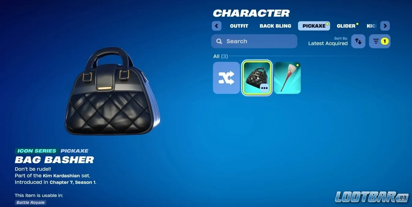 Bag Basher Pickaxe
