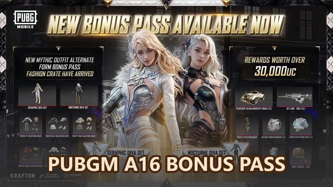 PUBG Mobile A16 Bonus Pass Overview & PUBG Mobile Top-Up Guide