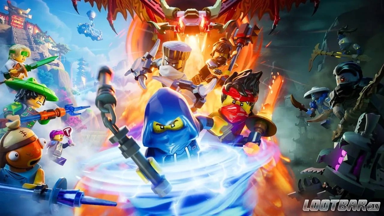 Fortnite x Lego Ninjago marketing image