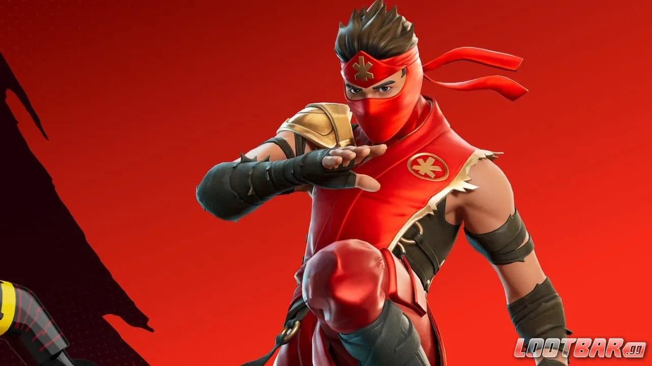 The Fire Master Kai skin in Fortnite