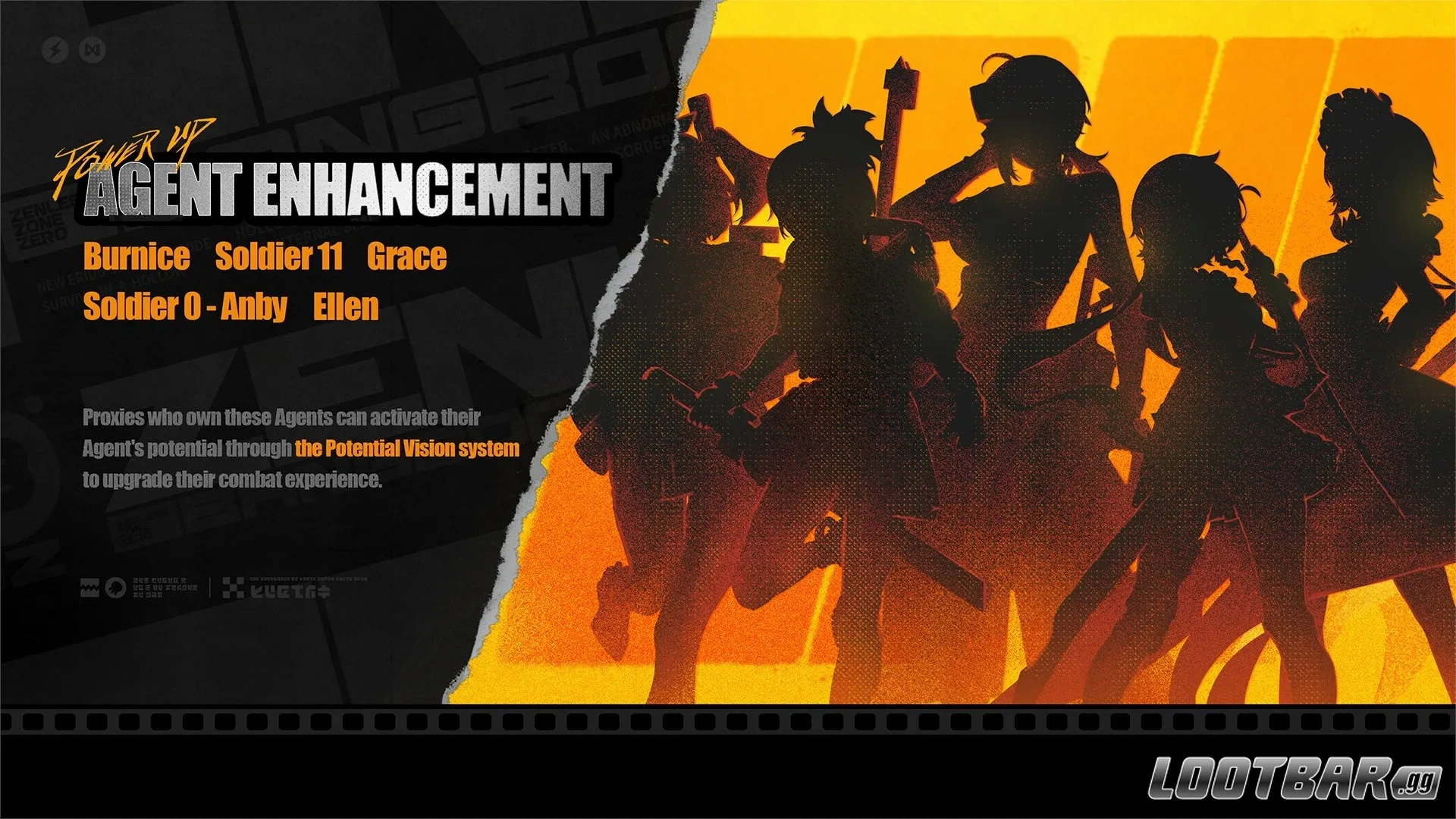 Улучшение агента в Zenless Zone Zero