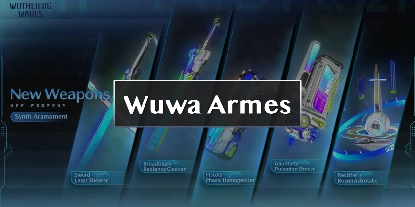 WUTHERING WAVES - Série d'armes symbiotiques ! (Permanent) | Wuwa Armes