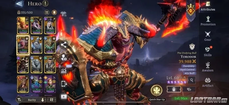 Watcher of Realms Torodor 