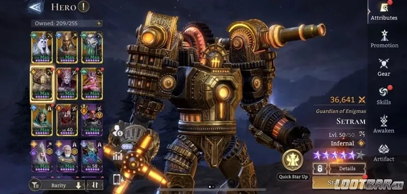 Watcher of Realms Setram 