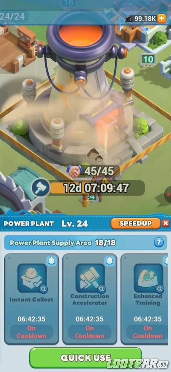 Tiles Survive Power Plant