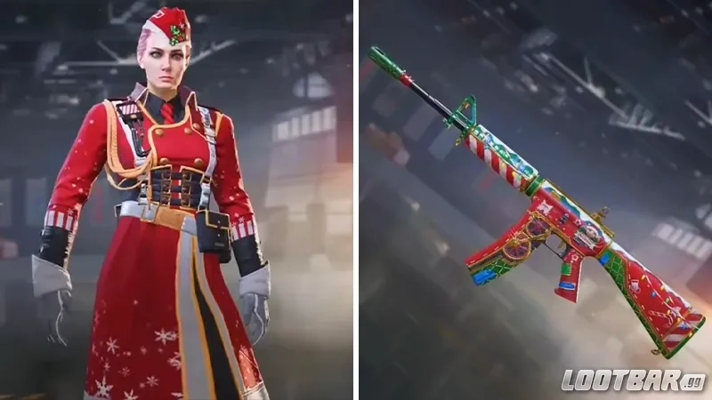 CODM Miss Claus Outfit and m1a4 skin